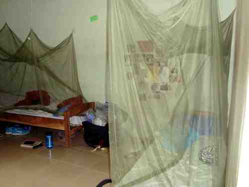Typical volunteer's bedroom - vigs ghana africa